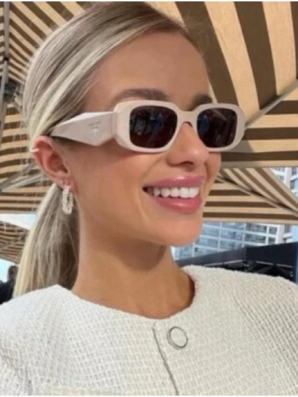 Prada Beige Sunglasses - Picture 2 of 4